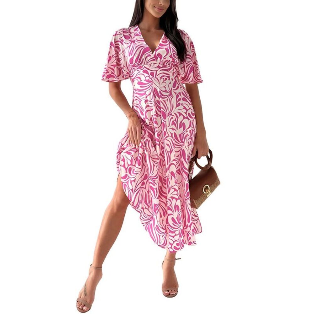Vincent Womens  Midi Dress